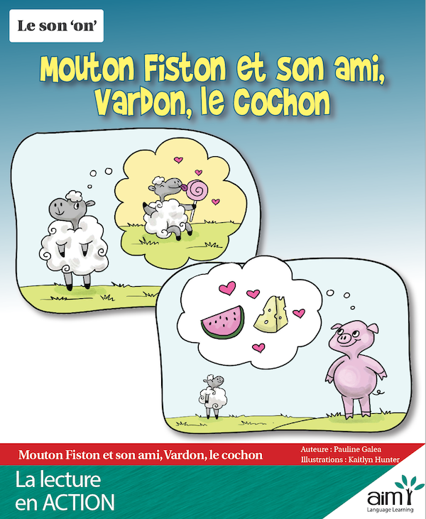 Mouton Fiston et son ami,  Verdon, le cochon - Reader
