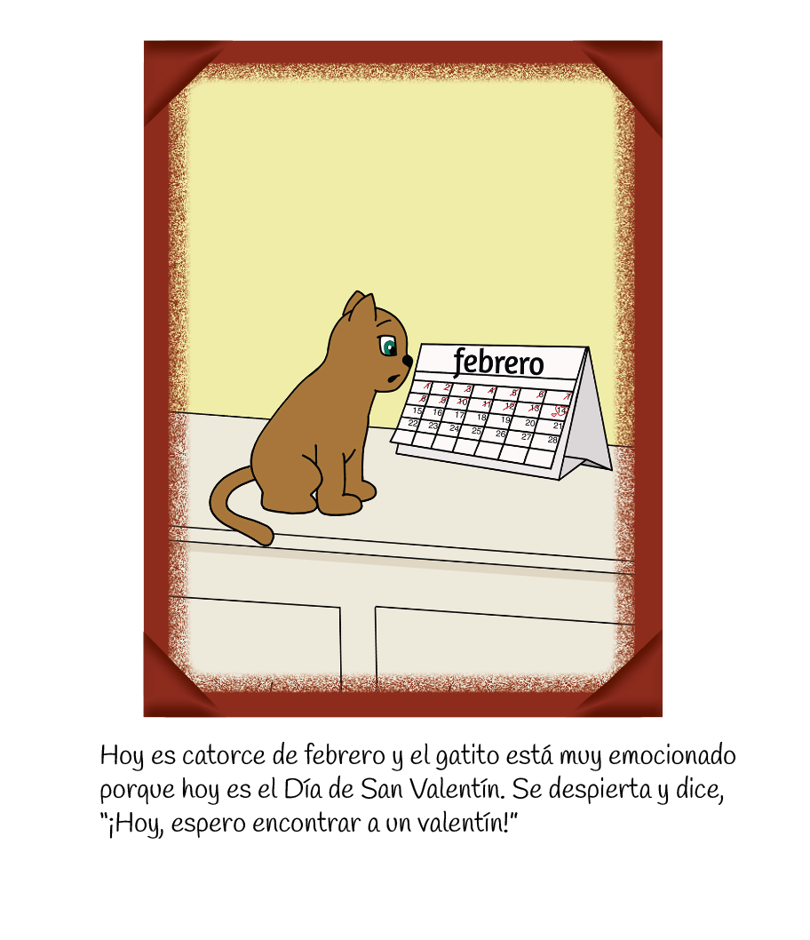 El gatito busca a su valentín - Reader