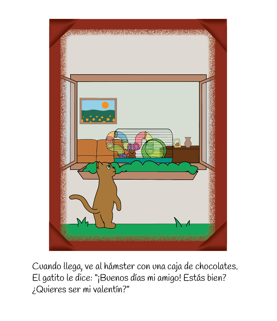 El gatito busca a su valentín - Reader