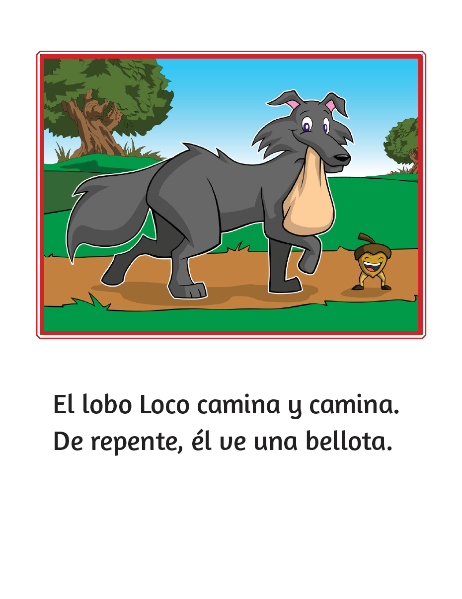 El lobo Loco camina - Little Reader