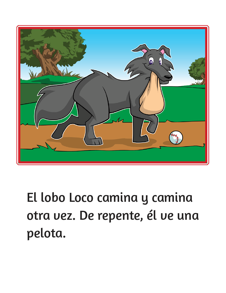 El lobo Loco camina - Little Reader