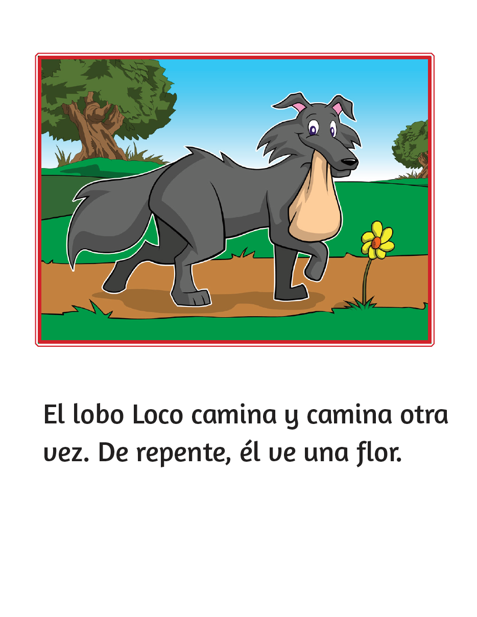 El lobo Loco camina - Little Reader