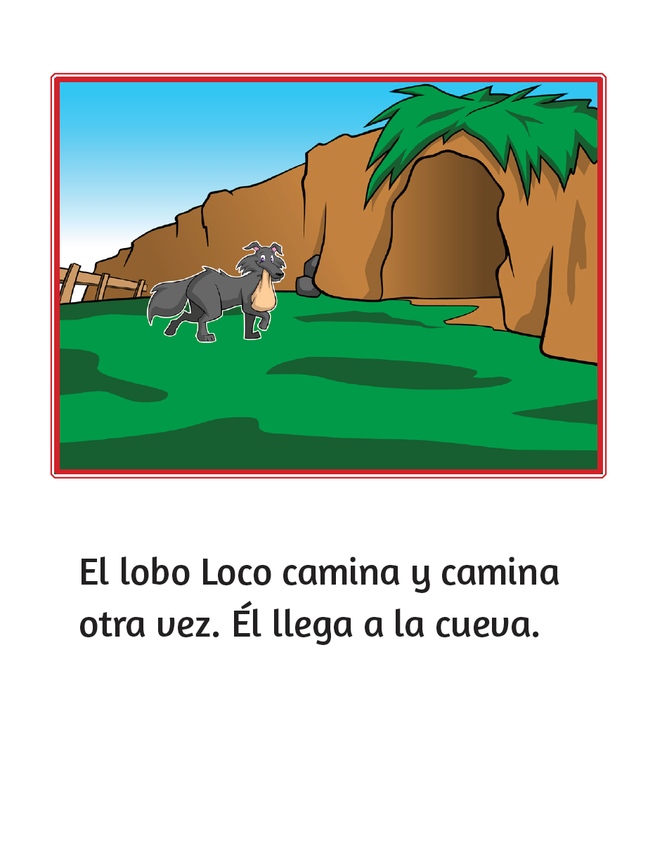 El lobo Loco camina - Little Reader