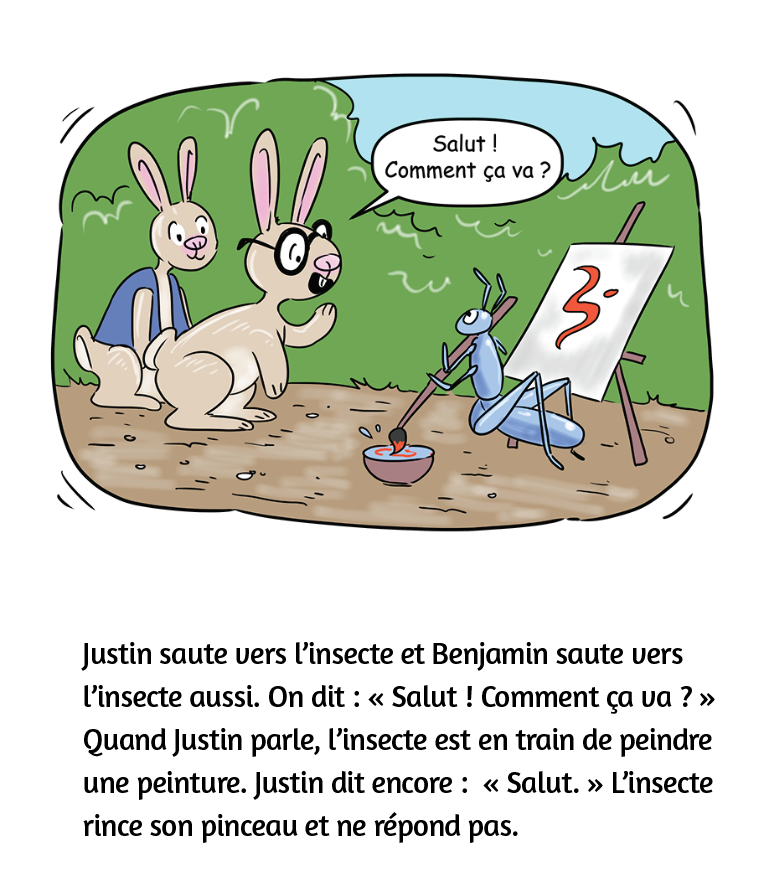 Justin Lapin organise un festin - Reader