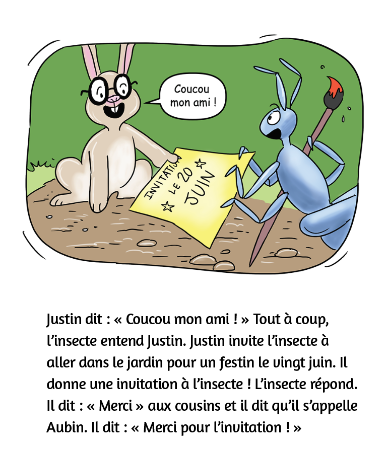 Justin Lapin organise un festin - Reader