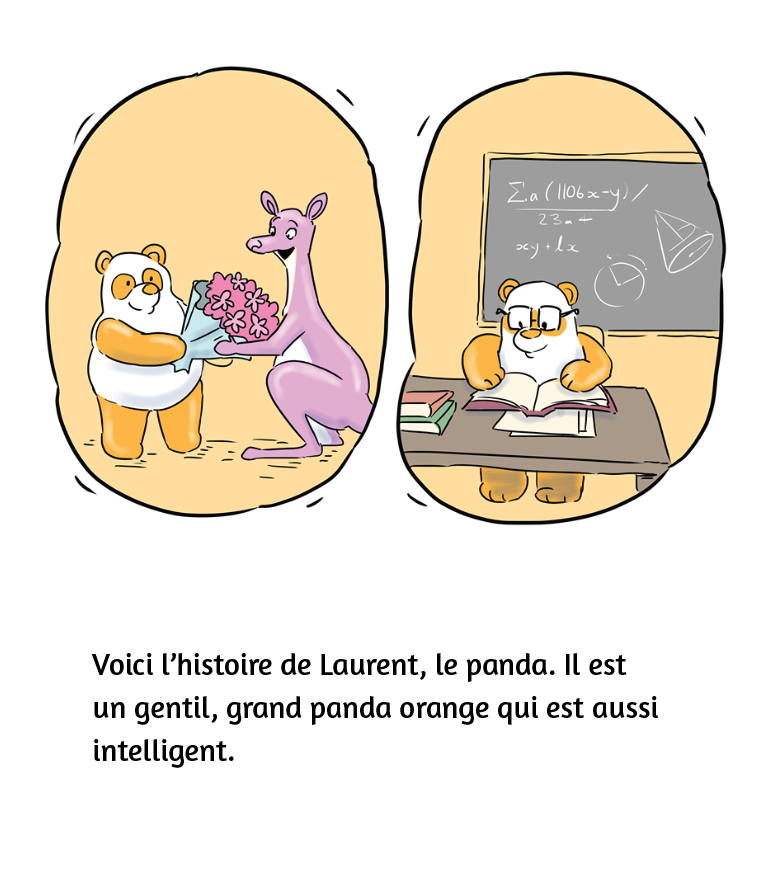 Laurent, le panda, danse et chante avec ses amis - Reader