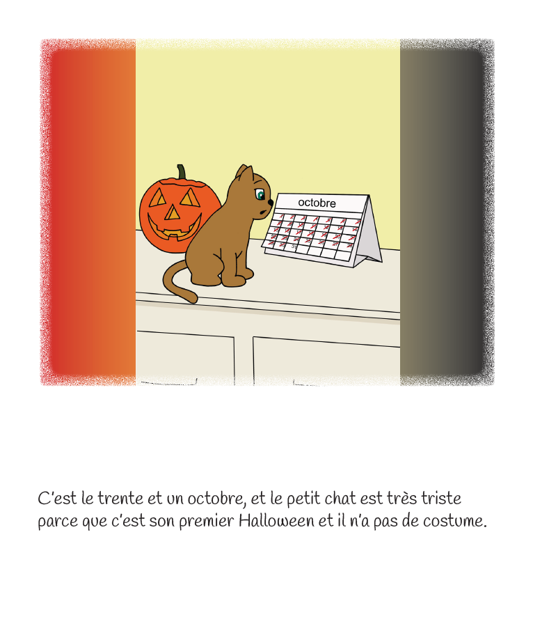 Le petit chat cherche un costume - Reader