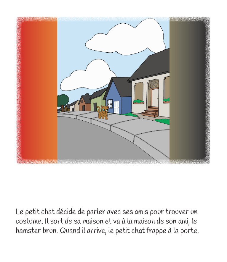 Le petit chat cherche un costume - Reader
