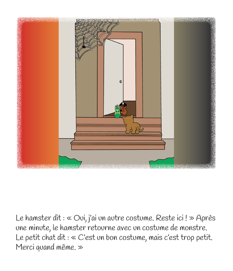 Le petit chat cherche un costume - Reader