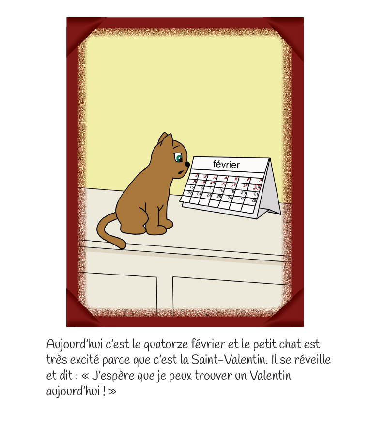Le petit chat cherche un valentin - Reader