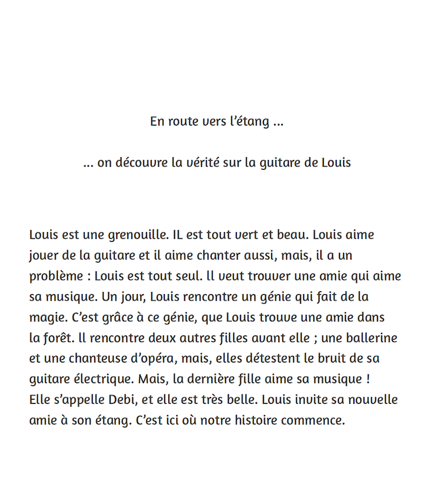 Est-ce qu'on va arriver à l'étang ? - Reader
