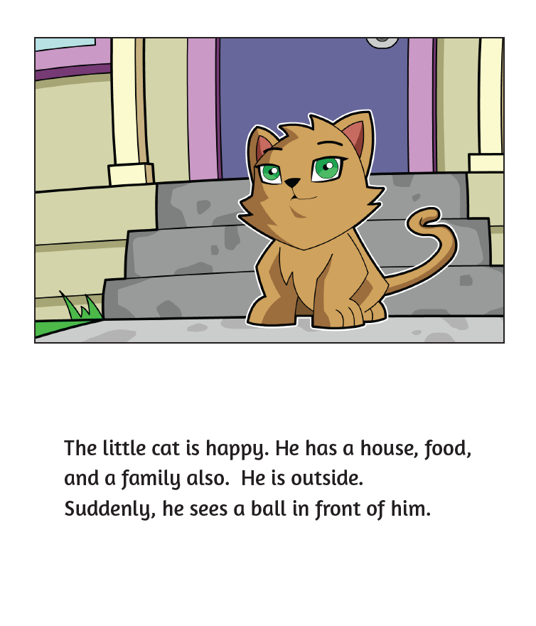 The little cat finds his name - Reader