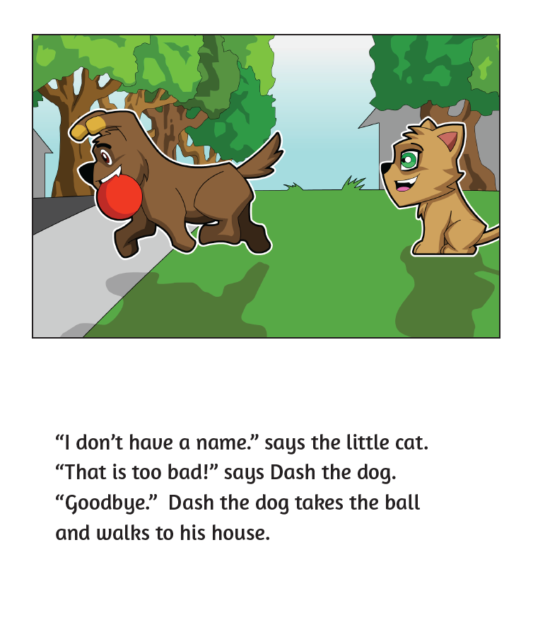 The little cat finds his name - Reader