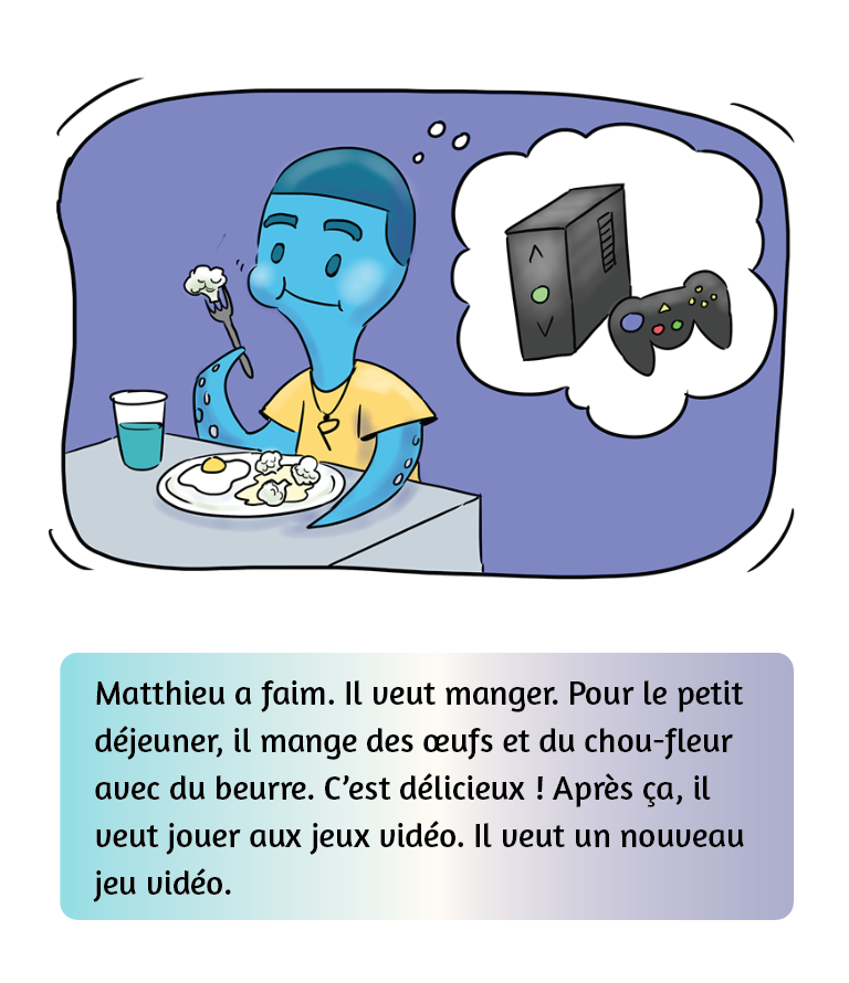 Matthieu, la pieuvre, veut un nouveau jeu vidéo - Reader