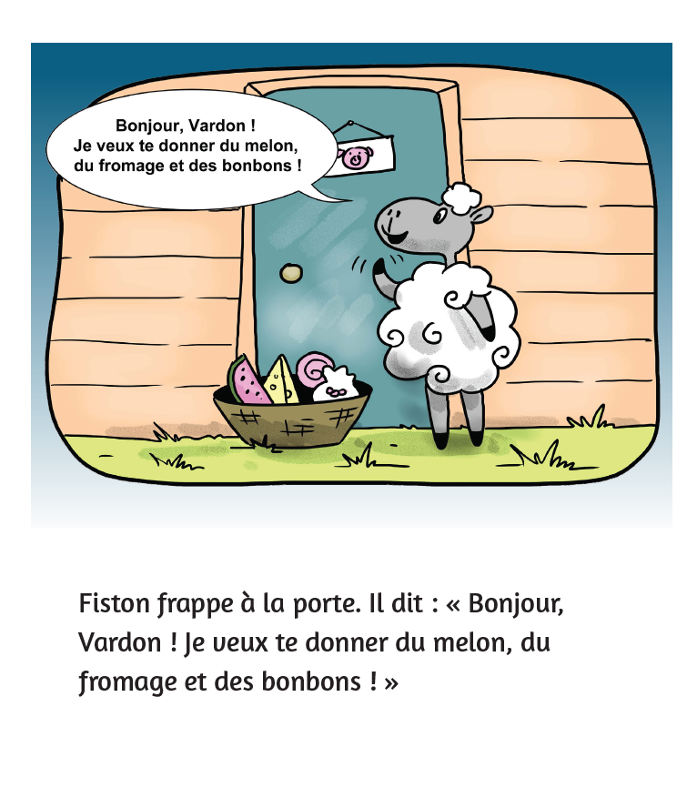 Mouton Fiston et son ami,  Verdon, le cochon - Reader