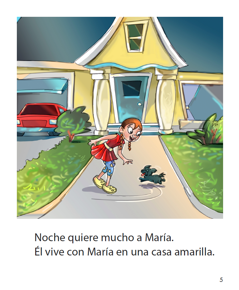 Noche va a la escuela - Reader