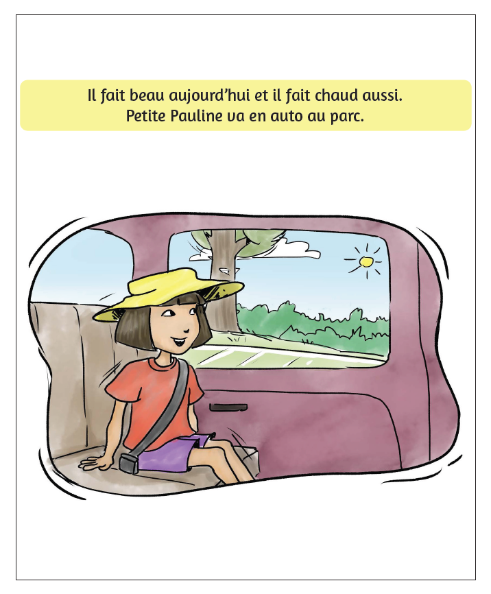 Petite Pauline saute dans l'eau - Reader