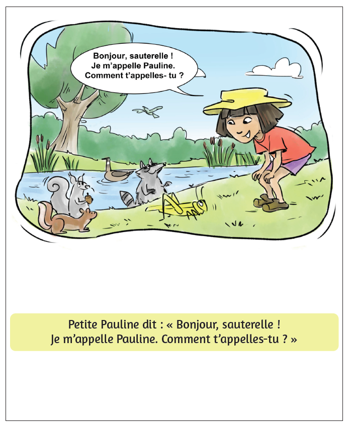Petite Pauline saute dans l'eau - Reader
