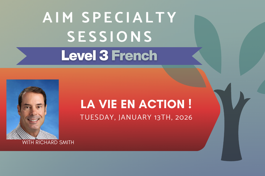 Live Online Workshop - La vie en action ! - Level 3 Tuesday, January 13th, 2026