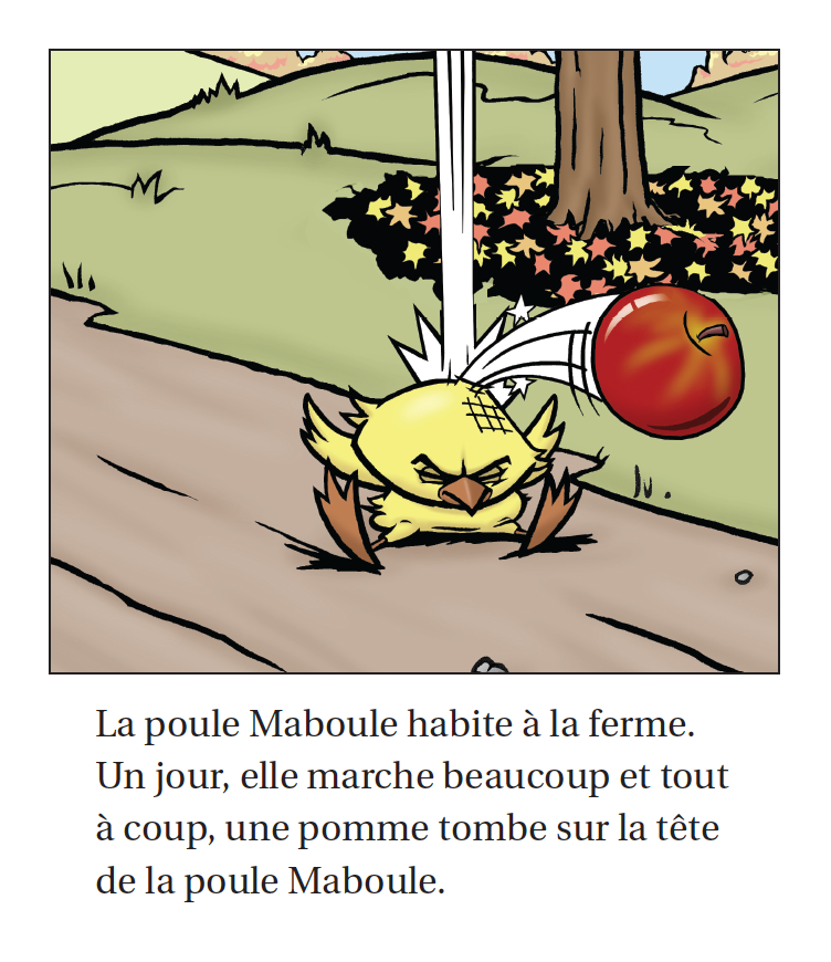 La poule Maboule et le gros bruit - Reader