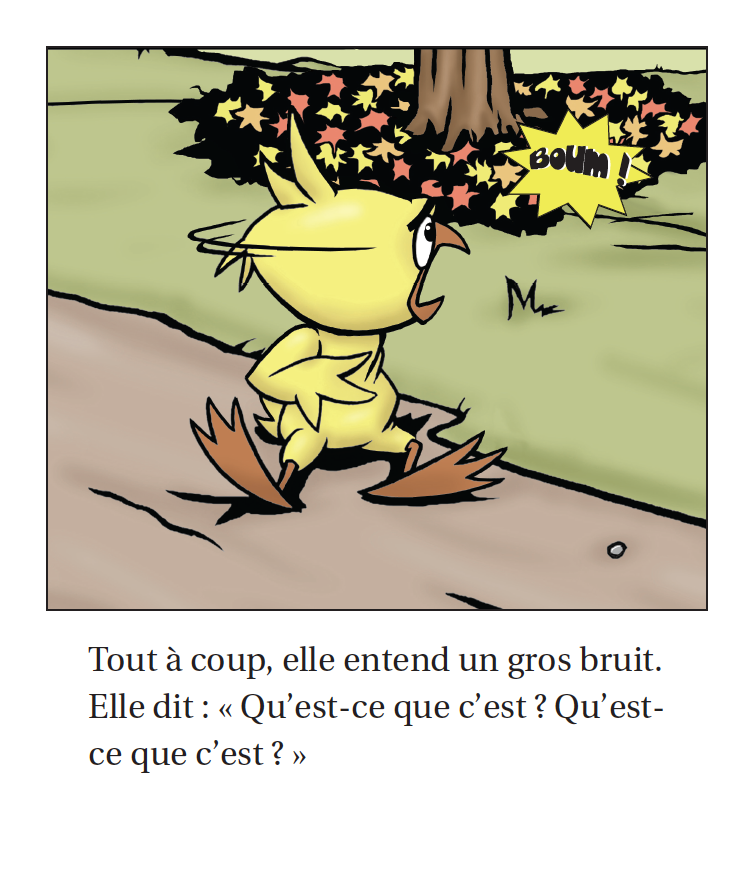 La poule Maboule et le gros bruit - Reader