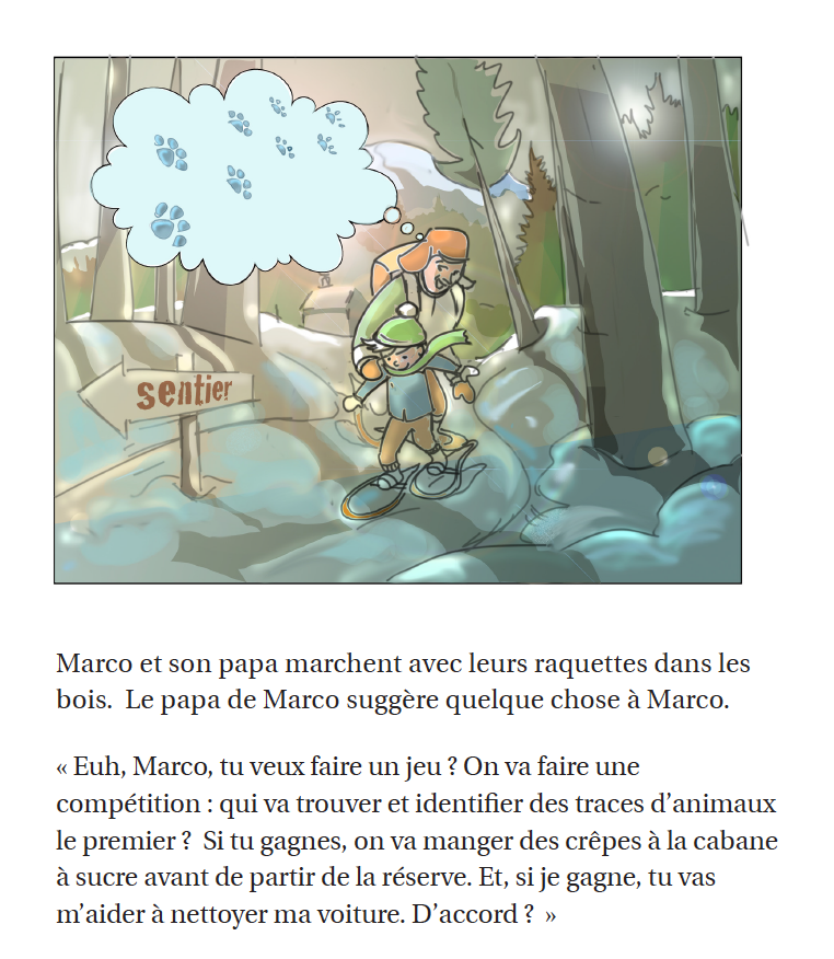 Des traces mystérieuses - Reader