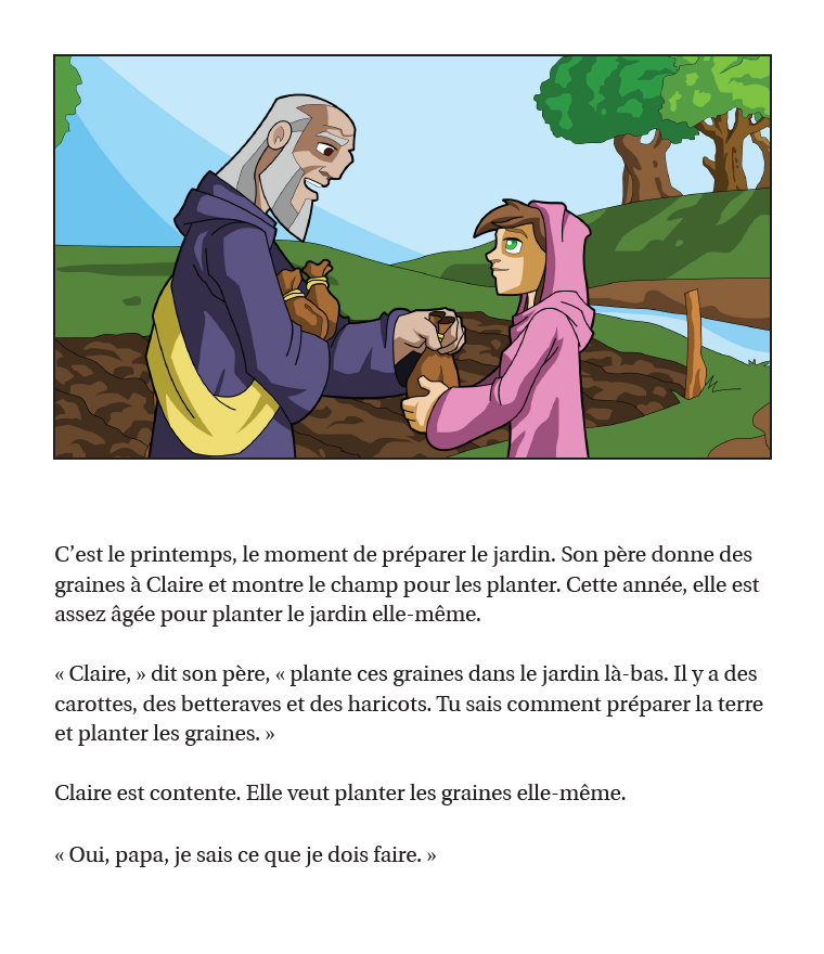 Leçons de jardinage pour Claire - Reader