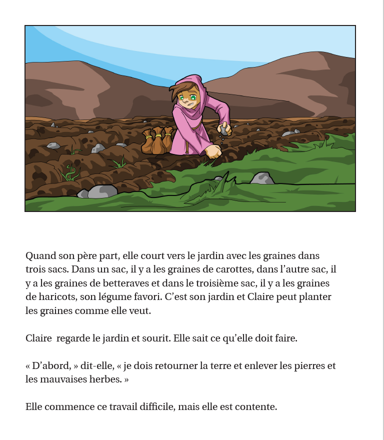 Leçons de jardinage pour Claire - Reader