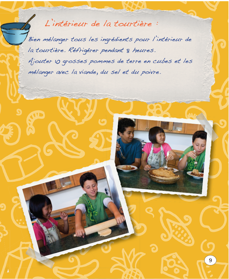 Cultural Literacy 2A - Mon Livre de Recettes - Reader