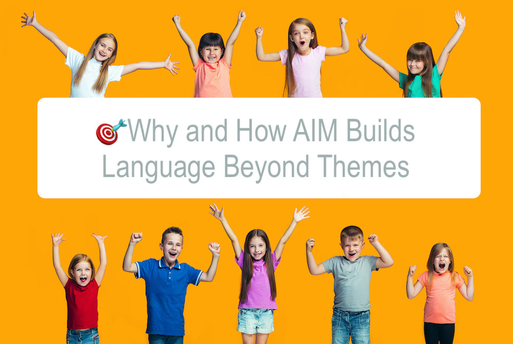 Why and How AIM Builds Language Beyond Themes