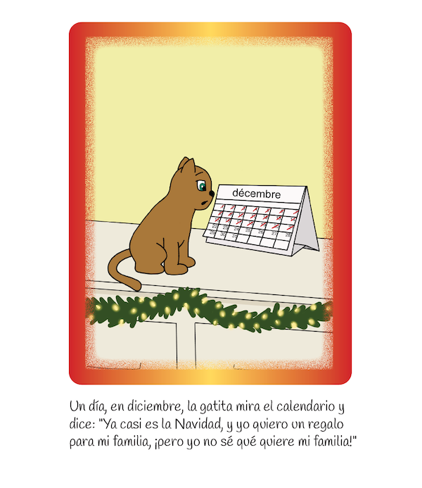 La gatita busca un regalo - Reader (minimum of 6)