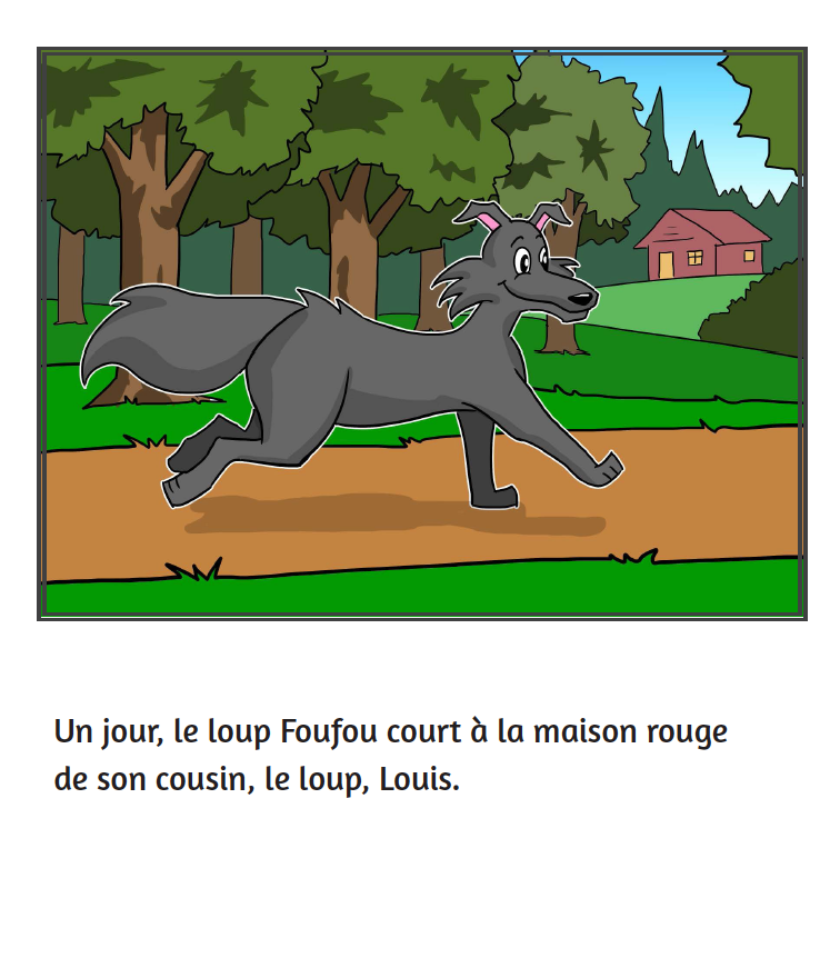 Le loup Foufou a mal - Reader (minimum of 6)