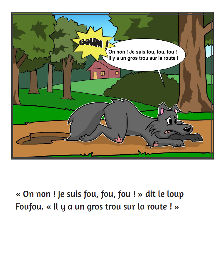 Le loup Foufou a mal - Reader (minimum of 6)