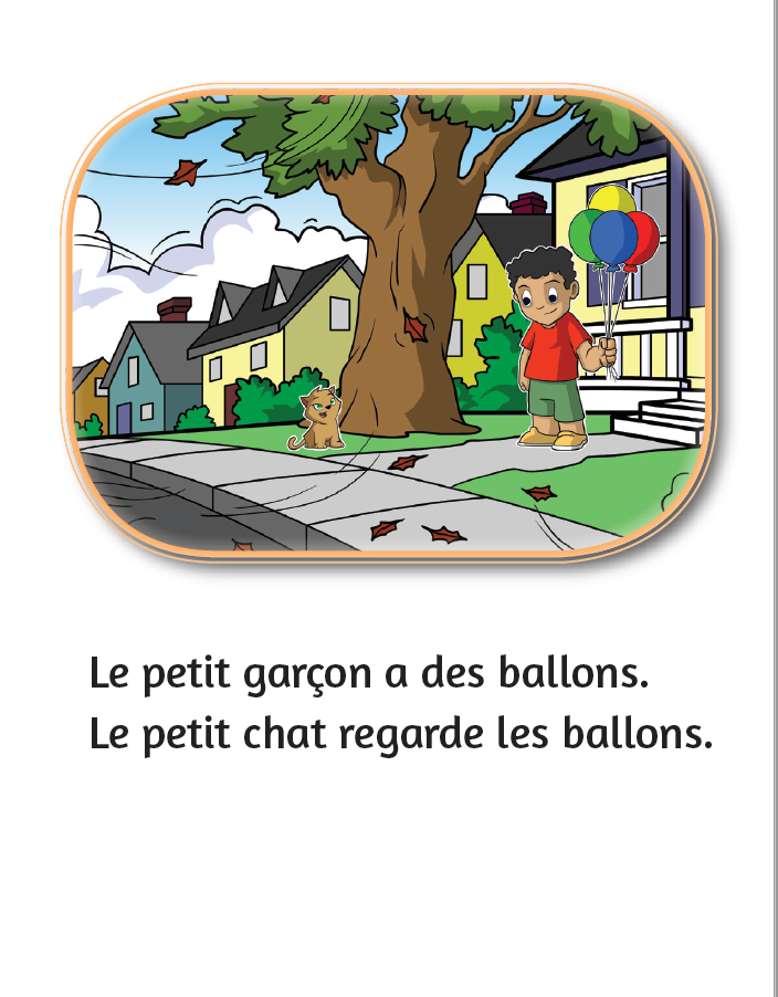 Les ballons - Little Reader (minimum of 6)