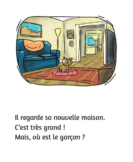 Le petit chat cherche le garçon - Little Reader (minimum of 6)