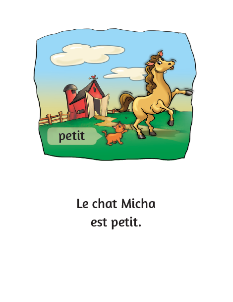 Les contraires - Little Reader (minimum of 6)