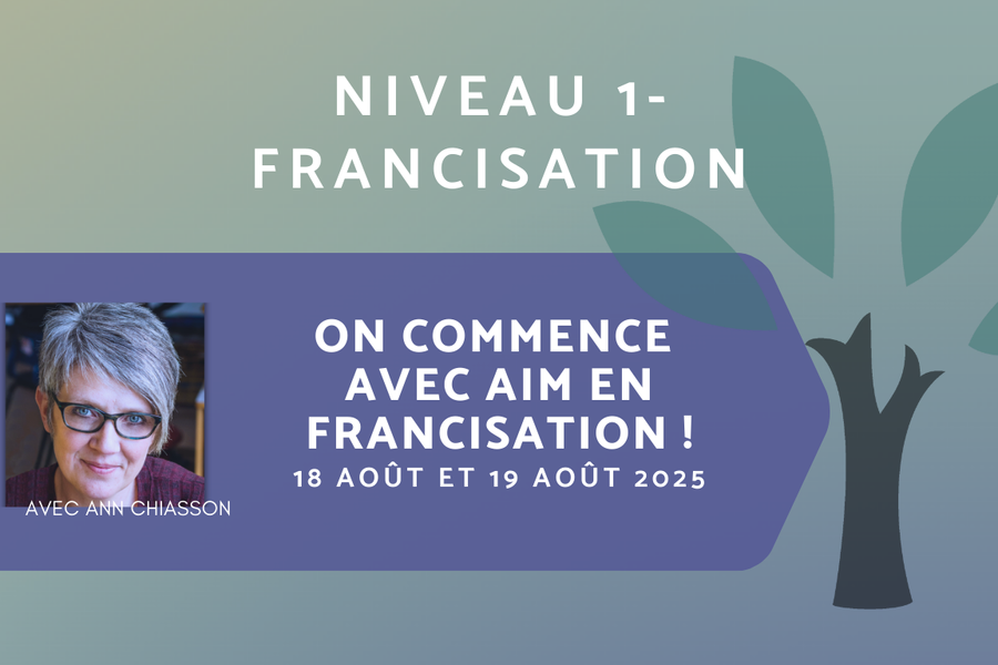 Institut virtuel d’été AIM 2025 – Niveau 1- Débutants Francisation