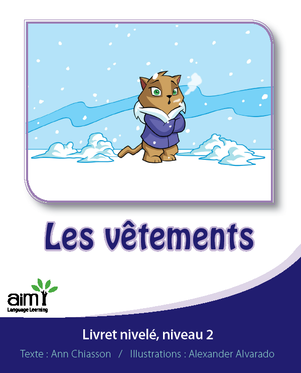 Les vêtements - Little Reader (minimum of 6)